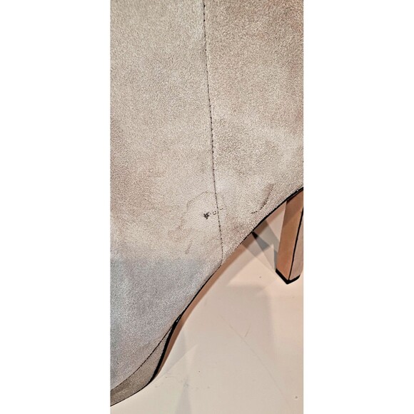 Veronica Beard Dali Women Platform Bootie Gray Suede Stiletto Heel Boots SZ 11 - Picture 6 of 14